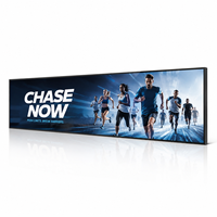 Pantalla LCD Extensible Cloud CMS para Publicidad en Cadenas de Tiendas, Menú Digital, Monitor para Borde de Estante, Reproductor Multimedia