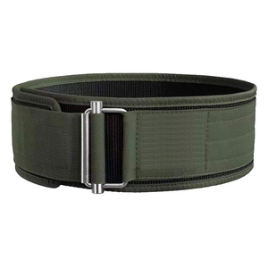 Cinturón de levantamiento de pesas de nailon con cierre rápido personalizado – Cinturón de soporte lumbar de alta resistencia para gimnasio - Product Image 3