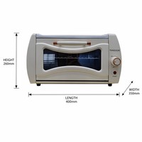 Horno Tandoor Eléctrico de 1500W y 15L para Pizza y Naan con Ventana de Visualización, Certificación CE y CB, Suministro de Fábrica ODM/OEM, CBU/SKD/CKD