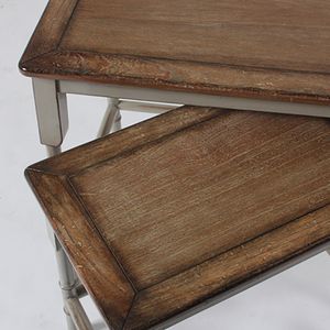 Muebles para el hogar, mesa de salón para decoración del hogar, no 2905 simple minimalista, hecho de madera maciza, venta al por mayor antihongos - Product Image 4