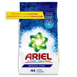 Detergente en Polvo Ariel Ultra Oxi, Aroma Original, 2.7 kg, 60 Lavados - Product Image 5