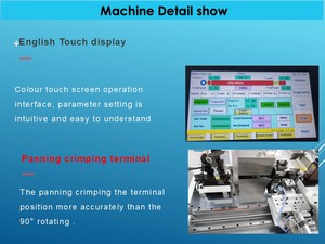 SA-TF1000 hoàn toàn tự động servo tự động 5 dây dây tước Uốn Tóc bồng Máy hàn dây máy - Product Image 3