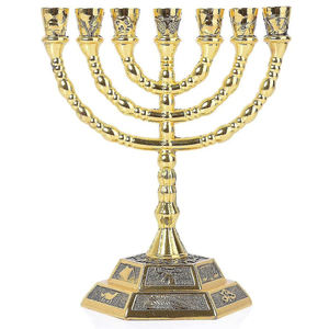 Bonne qualité fait à la main Menorah moderne bougeoir élégant décor à la maison parfait bougeoir pour Noël et occasions festives - Product Image 3