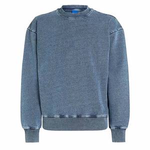 Sudadera superventas de 2025 para hombre, sudadera de mezcla de algodón básica transpirable de manga larga con logotipo personalizado para hombre - Product Image 3