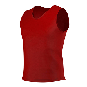 100% Polyester Mesh Breathable Four-Way Stretch Soccer Bib Training Vest Customized Quick Practice Wear for Football Teams - Product Image 4