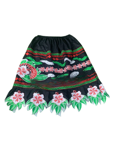 Ropa DE LA ISLA DEL Pacífico personalizada Mumu nuevo vestido para niñas polinesio Hawaiano Samoa Club Vestido de manga elástica para niños falda completa - Product Image 1