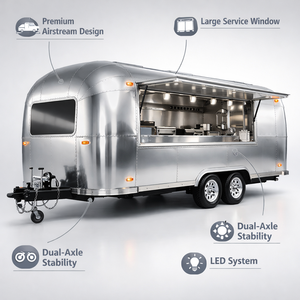 Remolque Profesional para Ahumado de Barbacoas con Parrillas Integradas para Grandes Reuniones Sociales - Product Image 3