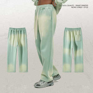 Pantalones Deportivos Casuales de Algodón Vintage, Ligeros, Transpirables, de Invierno, Lisos, de Felpa, Personalizados, Holgados y Rectos para Hombre - Product Image 5