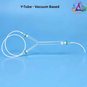 Tubo en Y de Vidrio Borosilicato Modificado con Sistema de Vacío para Tubos con Longitud de Brazo de 180 mm - Product Image 1