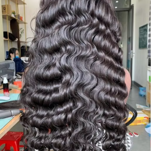 Perruque ondulée en cheveux humains vierges Remy vietnamiens, sans nœuds ni perte, trame simple, extensions Ocean, toutes couleurs, teintables - Product Image 1