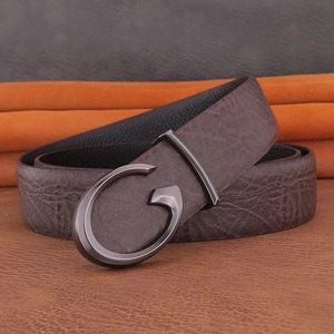 Diseñador Young Jeans Café Genuino Cuero de vaca Cinturón Casual Moda Suave para hebilla Alta calidad Lujo Marca famosa - Product Image 5