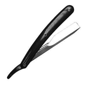 Rasoir droit élégant à manche en acier inoxydable pour hommes Nouveau rasoir parfait pour barbier enduit de papier - Product Image 4