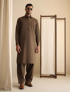 Fabrication professionnelle respirant hommes Shalwar Kameez 100% haute qualité mode Shalwar Kameez costume pour garçons - Product Image 5