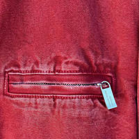 Chaqueta Vaquera Bordada Extra Grande Informal de Invierno para Hombre, Estilo Vintage, Personalizada OEM, Impermeable, Impresión de Alta Calidad, Venta al por Mayor