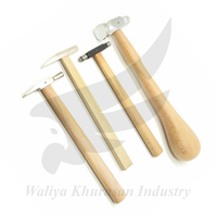 NOUVEAU WALIYA Ensemble de 4 marteaux à bijoux en bois, kit d'outils de réparation pour la fabrication de bijoux