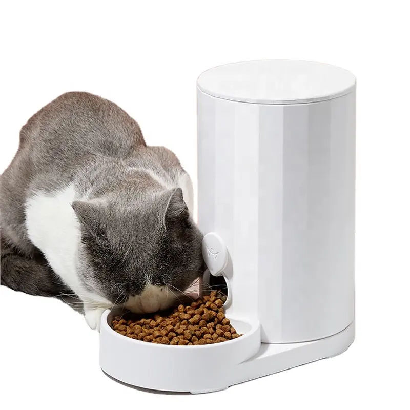 Nouvelle mangeoire automatique intelligente Wifi vidéo télécommande pour animaux de compagnie, capacité de 2,5 l, minuterie intelligente, mangeoire automatique pour chats et chiens
