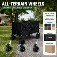 Chariot utilitaire pliable à quatre roues BNcompany pour pavés lisses, personnalisable, compatible OEM, gain de place pour le shopping