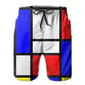 Pantalones de playa de secado rápido, pantalones cortos de natación sueltos estampados para hombre, pantalones cortos de Fitness, pantalones cortos informales para hombre 2024 - Product Image 2