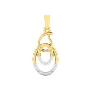 Colgante de Oro Certificado de 14Kt/18Kt con 0.07ct de Peso Total en Quilates, 18 Diamantes Reales, Elegantes Dijes de Diamantes - Product Image 2
