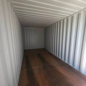 Contenedor de oficina expandible de 40 pies, contenedor de envío de paquete plano con material de acero de madera para hoteles, centros comerciales, baños - Product Image 1