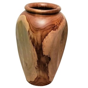 Resin Finishing Decorative Wooden Tall Flower <b>Vase</b> for Christmas Party Decoration Items - Product Image 3