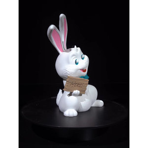 ที่นี่ป้ายกระต่ายสำหรับอุปกรณ์วันหยุดอีสเตอร์ - Product Image 4