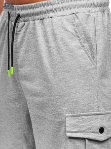 Shorts cargo pour homme, style streetwear, 100% coton, mi-longueur |   Vêtements de travail robustes |   Fermeture à boutons |   Séchage rapide, respirant |   En vrac - Product Image 6
