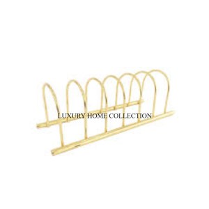 Classy looking sophisticated design metal toast racks with handmade intricate finishing for a charming dining experience - Product Image 3