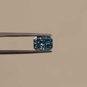 1,75 CT Radiant Cut Lab Grown Diamond / Fancy Blue Color Filled Lab Created Diamond Piedra suelta para la fabricación de joyas exquisitas. - Product Image 3