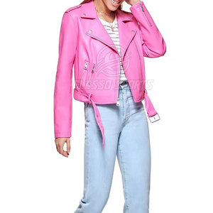 Veste en cuir pour femme, nouvelle mode, coupe-vent, très tendance - Product Image 2