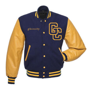 GUANTES City OEM Logotipo bordado personalizado Chaqueta de béisbol acolchada para hombre Letterman Varsity Bomber Jacket para hombre Propia Varsity Jacket - Product Image 5