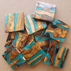 Custom Epoxy Resin and Wood <b>Drink</b> <b>Coasters</b> Personalized Wooden Epoxy Resin Tea Coffee <b>Coasters</b> Resin Custom Design <b>Coaster</b> - Product Image 1