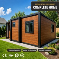 Maison pliable Jiaken résistante aux monsoins tropicaux, maison conteneur modulaire, logement secondaire pour zones étanches / humides
