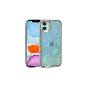 Coque de téléphone en silicone transparente et lumineuse Netzy pour iPhone 11, compatible avec 14 Plus et XR, motif décoratif - NO5 - Product Image 1