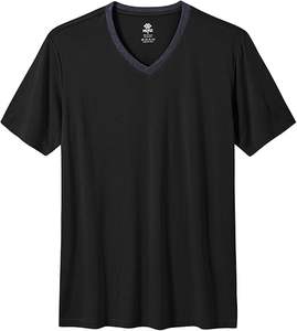 Camiseta Deportiva de Secado Rápido para Hombre, Cuello Redondo, Manga Corta, Elástica, Negra, con Logotipo Personalizado, para Fitness y Running - Product Image 2