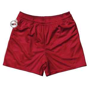 กางเกงขาสั้นลาครอสแบบสั่งทำลายพิมพ์ซับลิเมชันสีพื้นสไตล์ลำลองออกแบบได้ตามต้องการจากสหรัฐอเมริกา - Product Image 1