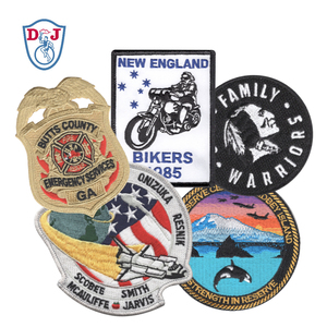 Écusson de broderie motard personnalisé fer à repasser sur insigne brodé garnitures en tissu Club - Product Image 2