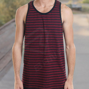 เสื้อกล้ามออกกำลังกายลำลองสำหรับผู้ชายแบบสั่งทำพิเศษสำหรับฤดูร้อน ระบายอากาศได้ดี ดีไซน์ OEM คอกลม มีไซส์พลัส ผลิตจากวัสดุรักษ์โลก - Product Image 6