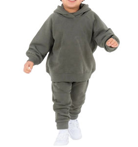 Chándal personalizado para niños, chándal cómodo de poliéster/algodón, transpirable, lavable, fácil de usar, chándal para niños de colores frescos - Product Image 2