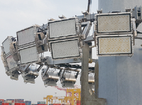 Luminaria LED de Mástil Alto para Campos Deportivos, Clasificación IP66, 220W/280W/350W, Controlador Meanwell, LEDs Cree/Nichia, Garantía de 5 Años, CRI 80, Aluminio