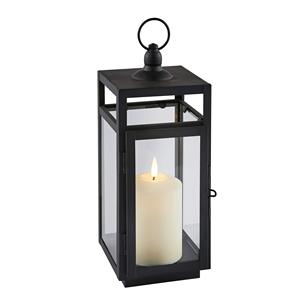 Lanternes en fonte d'aluminium de conception unique enduites noires pour la maison et les lanternes de bougie de décoration d'éclairage de table de Noël - Product Image 6