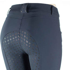 Pantalon d'équitation avec fermeture éclair et élastique pour femme, culotte taille haute, nouvelle collection 2022 - Product Image 5