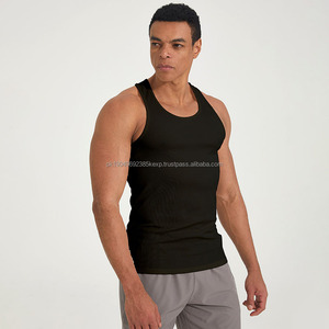 Camiseta sin Mangas de Compresión Deportiva Elástica de Secado Rápido Ajustada para Gimnasio, Fitness, Running, Camiseta Ajustada para Hombre, Camiseta de Canalé para Hombre - Product Image 6