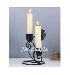 Portavelas de Color negro de hierro a granel, forma Rectangular, decoración para el hogar y el hotel, portavelas - Product Image 3