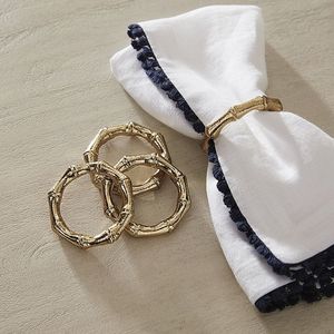 Elegant Wedding Brass Napkin Ring for Luxurious Table Decor and High-end Banquet <b>Presentations</b> - Product Image 2
