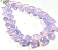 Perles Briolette en Quartz Mauve Synthétique de Laboratoire, en Verre Hydro, Forme Goutte d'Eau, 10x7mm, Taille Facettée, Transparentes, Fil de 8 pouces, Haute Qualité