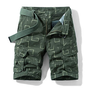 Pantalons et shorts de Offre Spéciale bon marché en gros Shorts cargo unis cousus pour hommes Shorts de basket-ball de haute qualité avec 4 poches - Product Image 3