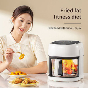Forno Intelligente per Uso Domestico da 4,5 Litri, Nuovo Modello Multifunzione, Friggitrice ad Aria <span class=keywords><strong>Smart</strong></span> con Display a Colori e Copertura in Vetro - Product Image 5