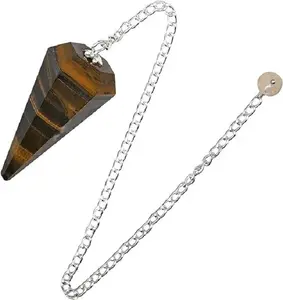 Wholesale Tiger Eye Gemstone Pendulum: Harnessing Clarity, Intuition, and Healing Energies for Divination Crystal Pendulum