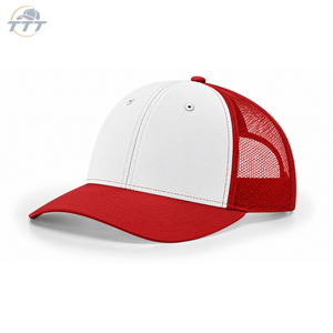 หมวกแก๊ป Trucker แบบกำหนดเอง ขายส่งจากเวียดนาม หมวก Snapback 6 แผง ตาข่ายปักโลโก้ OEM ODM หมวกกีฬากลางแจ้ง ผ้าฝ้ายผสมโพลีเอสเตอร์ - Product Image 2